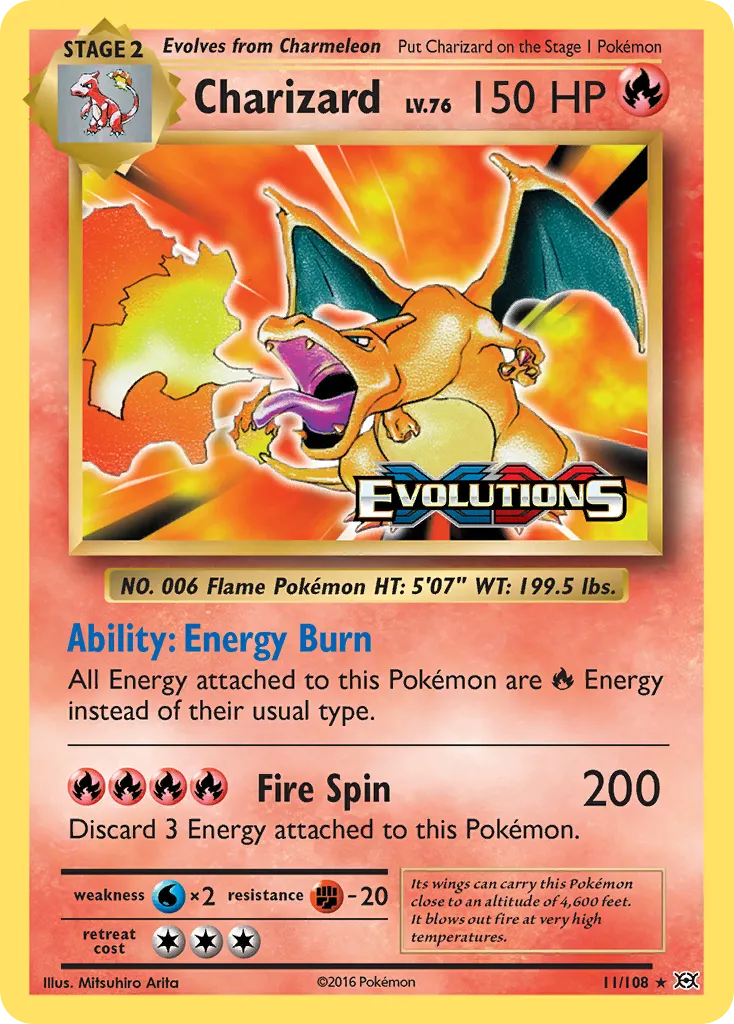 Charizard — XY - Evolutions — Pokemon