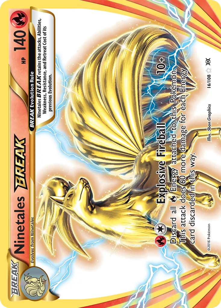 Ninetales BREAK — XY - Evolutions — Pokemon