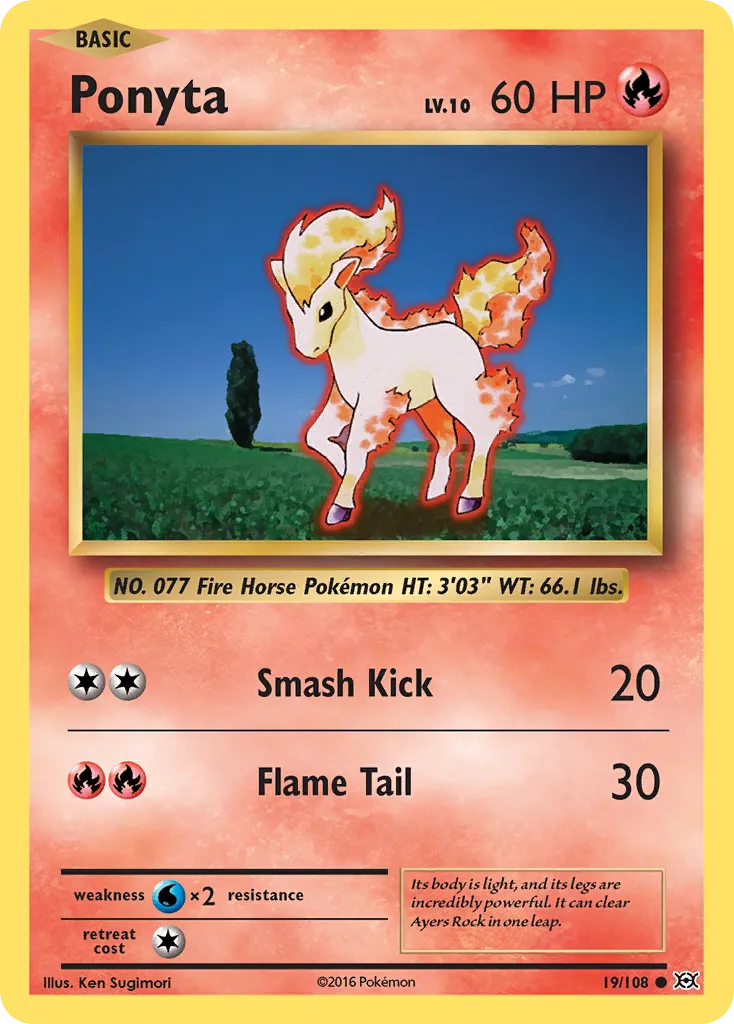 Ponyta — XY - Evolutions — Pokémon
