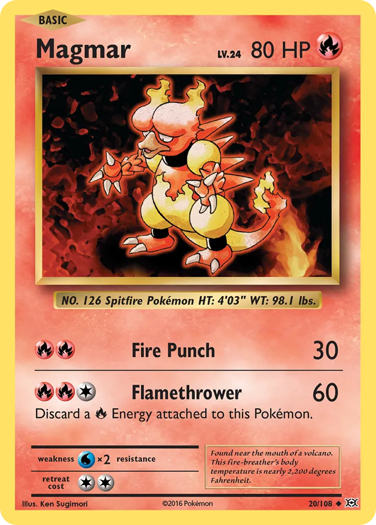 Magmar — XY - Evolutions — Pokemon