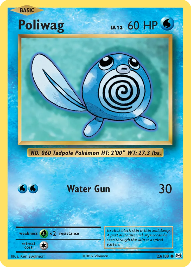 Poliwag — XY - Evolutions — Pokémon
