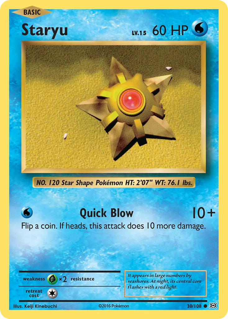 Staryu — XY - Evolutions — Pokémon