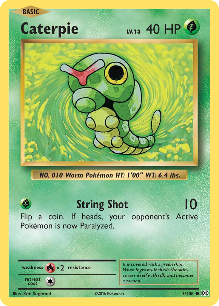 Caterpie — XY - Evolutions — Pokémon