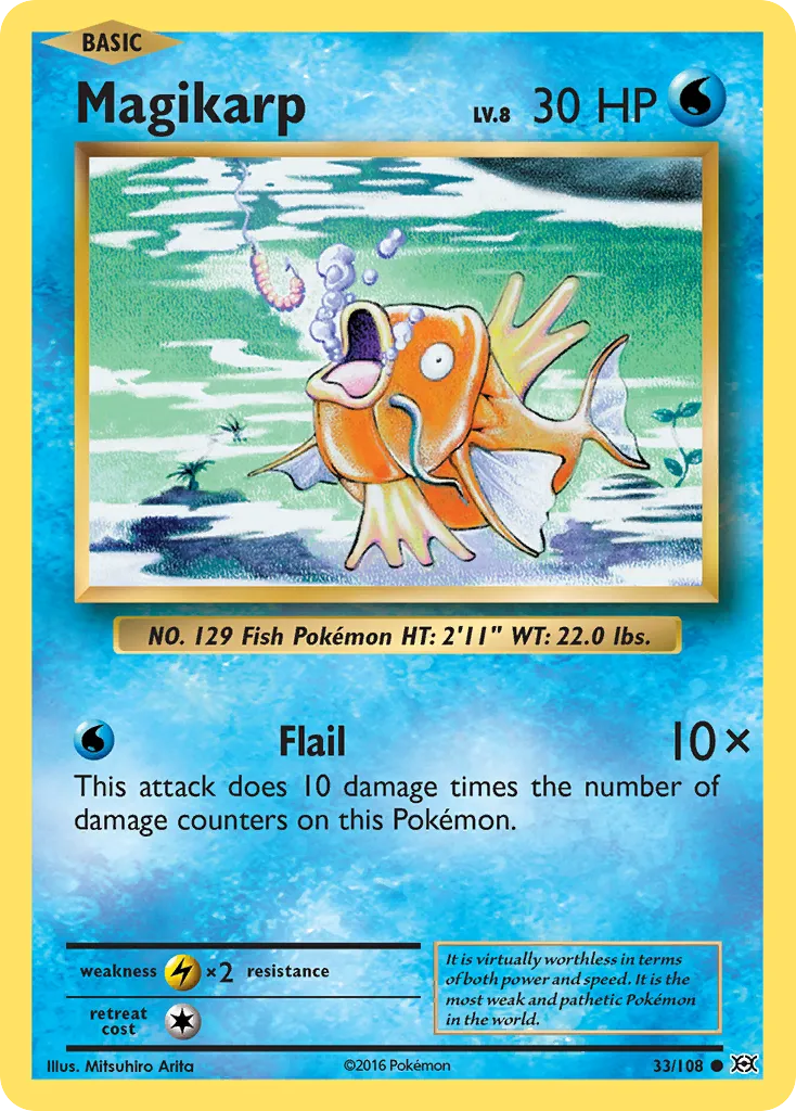 Magicarpe — XY - Evolutions — Pokémon