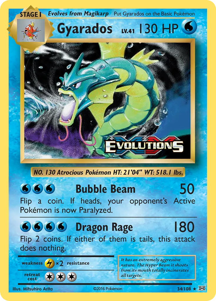 Léviator — XY - Evolutions — Pokémon