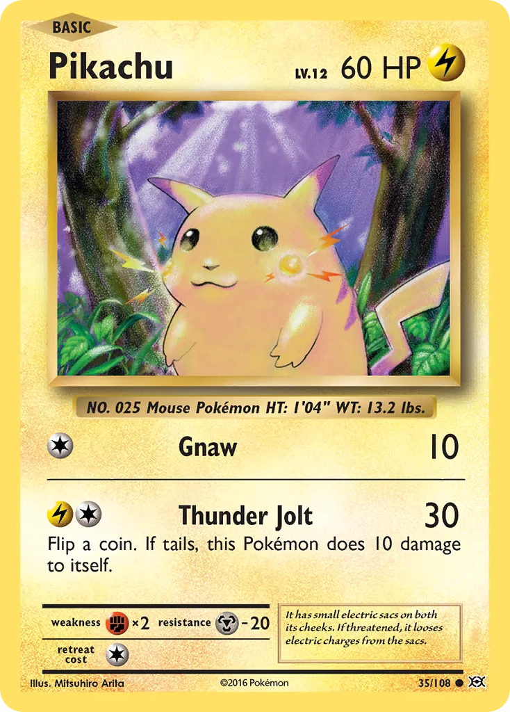 Pikachu — XY - Evolutions — Pokémon