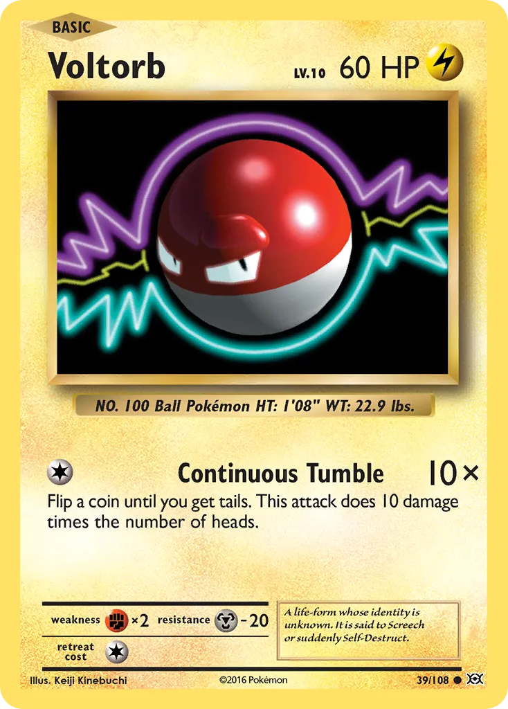 Voltorb — XY - Evolutions — Pokémon