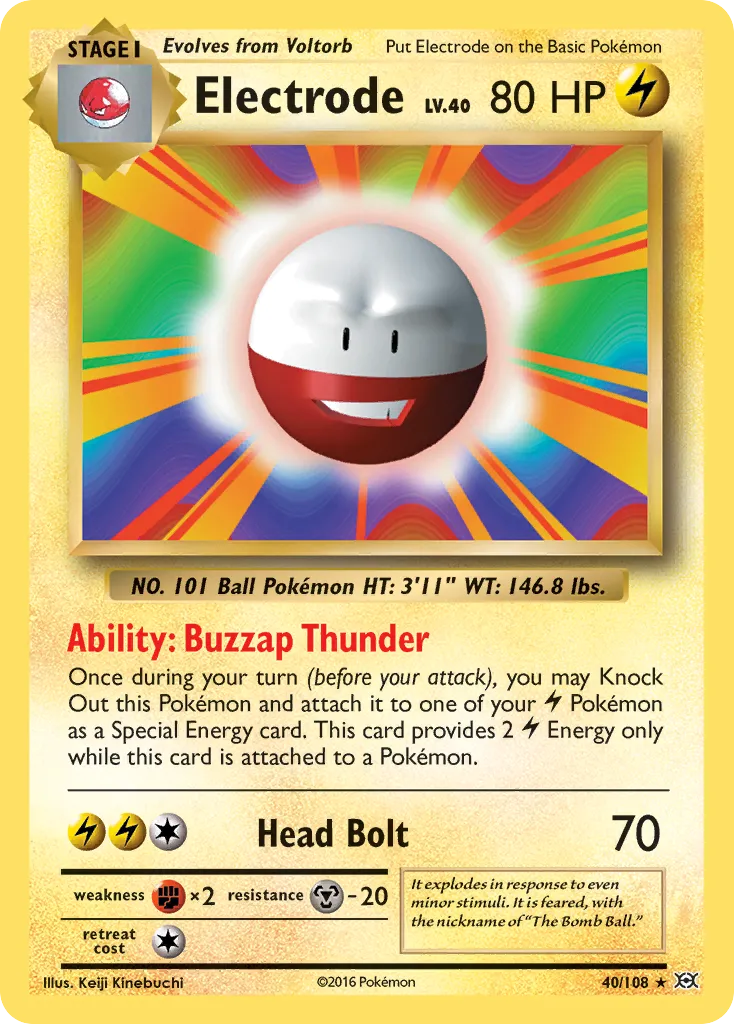 Electrode — XY - Evolutions — Pokémon