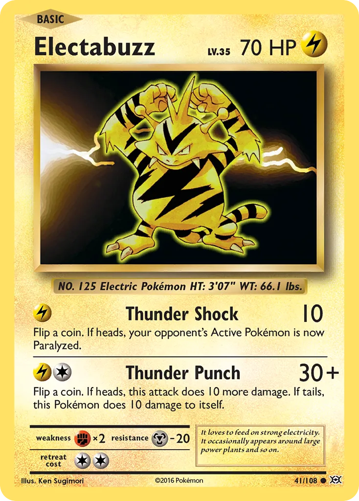 Electabuzz — XY - Evolutions — Pokémon