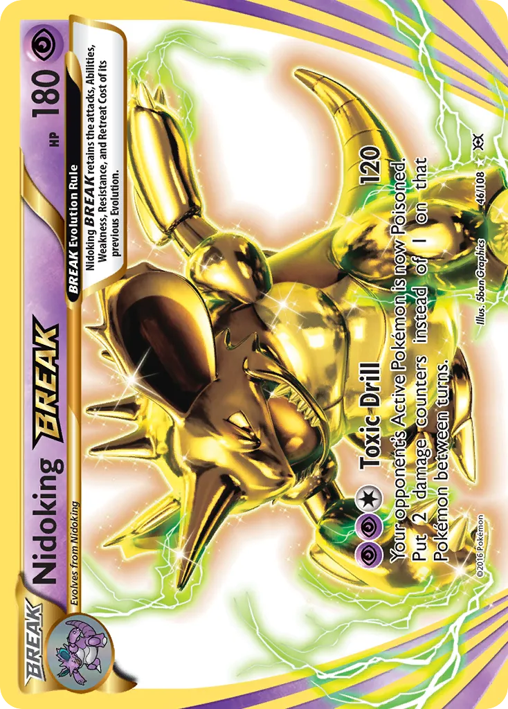Nidoking BREAK — XY - Evolutions — Pokémon