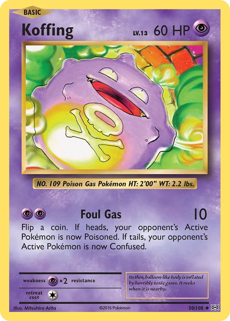 Koffing — XY - Evolutions — Pokémon