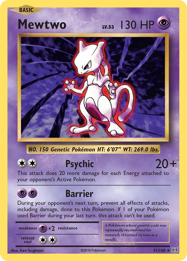 Mewtwo — XY - Evolutions — Pokémon