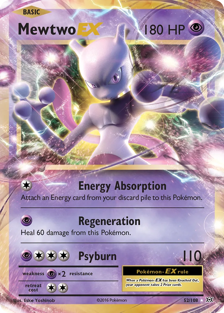 Mewtwo EX — XY - Evolutions — Pokémon