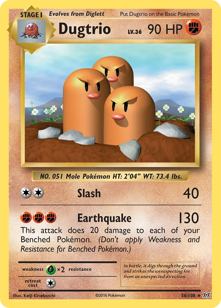 Triopikeur — XY - Evolutions — Pokémon