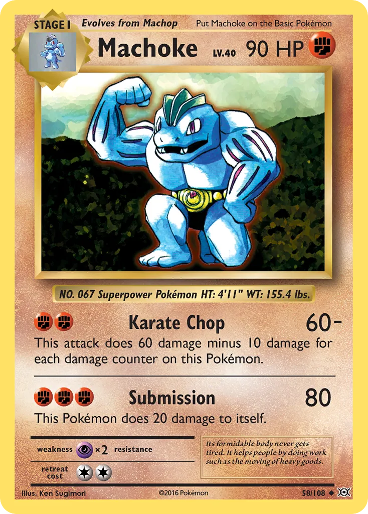 Machopeur — XY - Evolutions — Pokémon