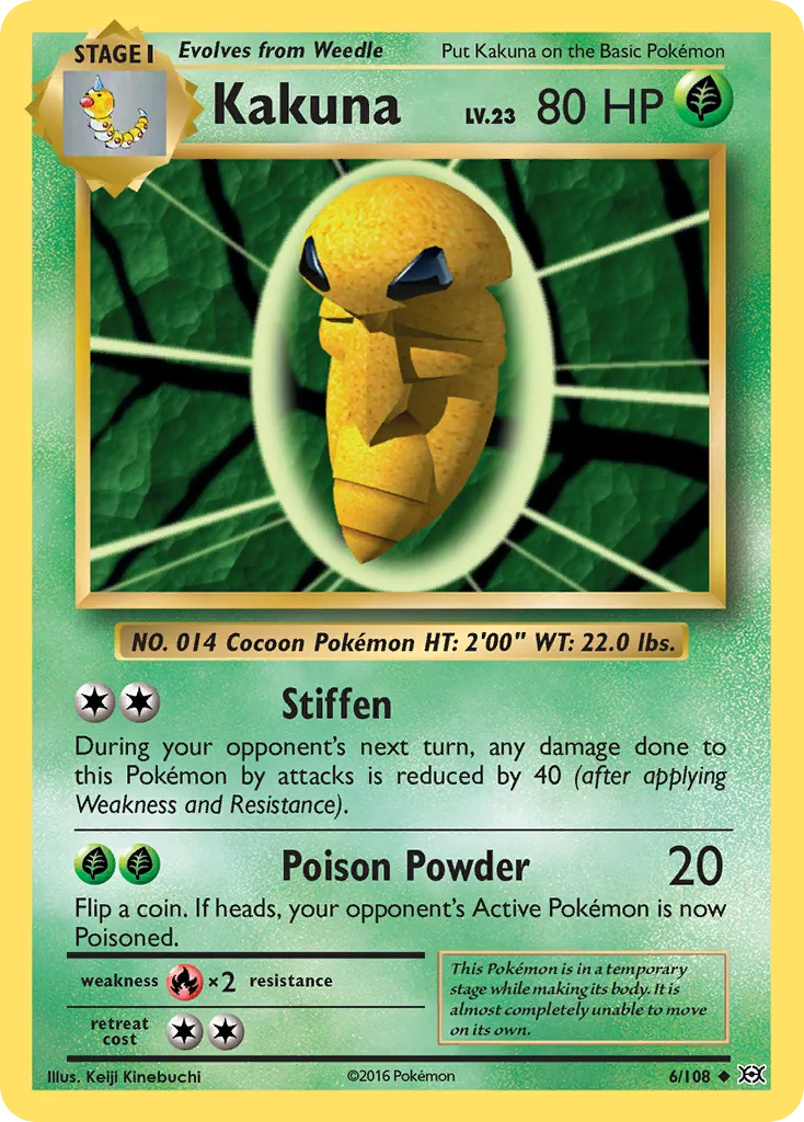 Kakuna — XY - Evolutions — Pokémon