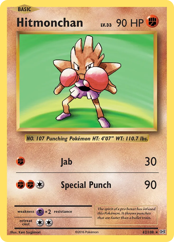 Hitmonchan — XY - Evolutions — Pokémon