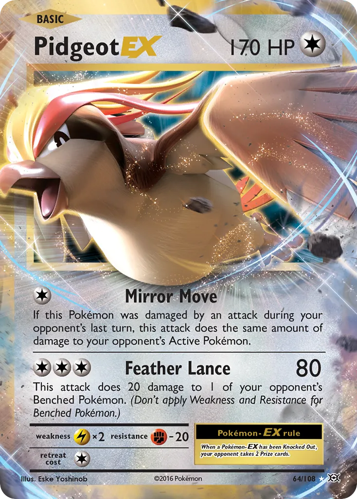 Pidgeot EX — XY - Evolutions — Pokémon