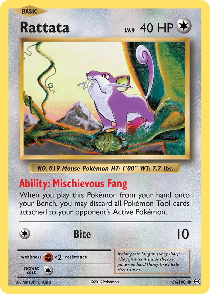 Rattata — XY - Evolutions — Pokémon