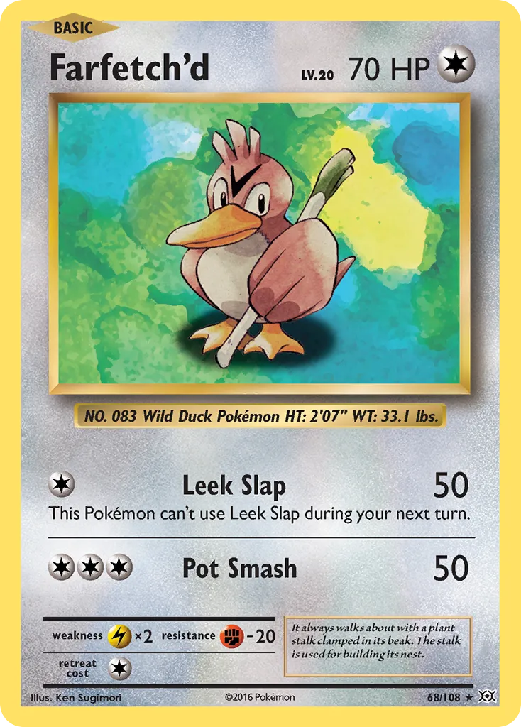 Farfetch'd — XY - Evolutions — Pokémon