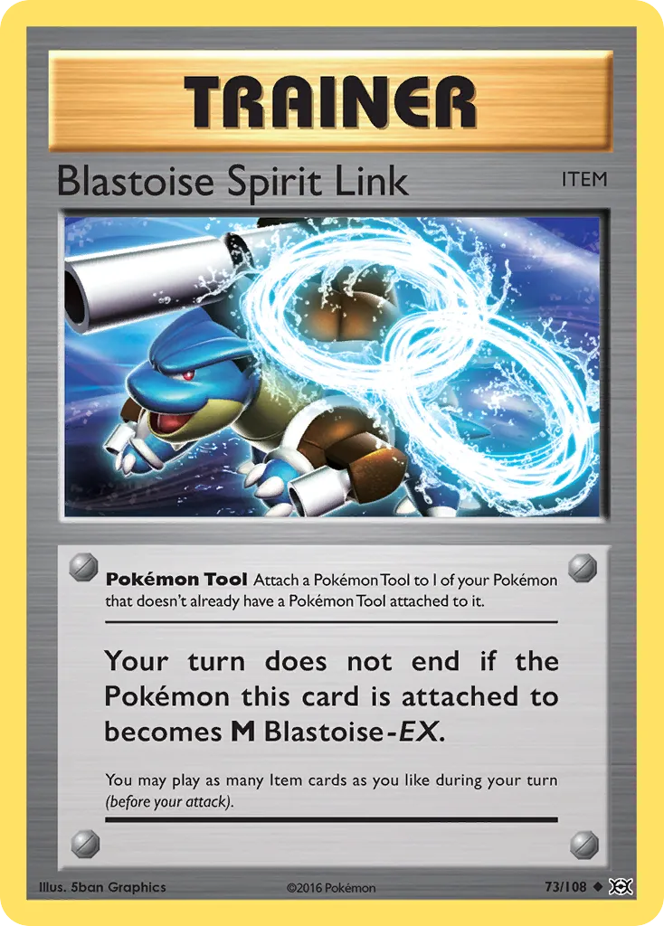 Blastoise Spirit Link — XY - Evolutions — Pokemon