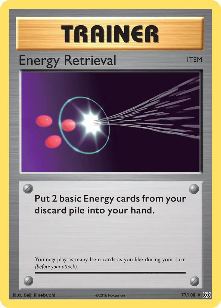 Energy Retrieval — XY - Evolutions — Pokémon