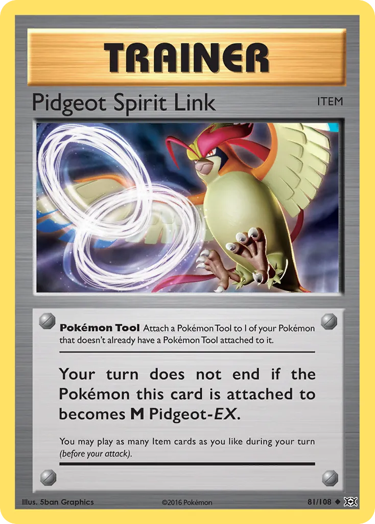 Pidgeot Spirit Link — XY - Evolutions — Pokémon