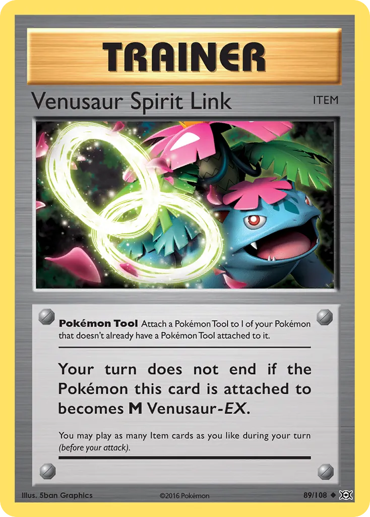 Venusaur Spirit Link — XY - Evolutions — Pokémon