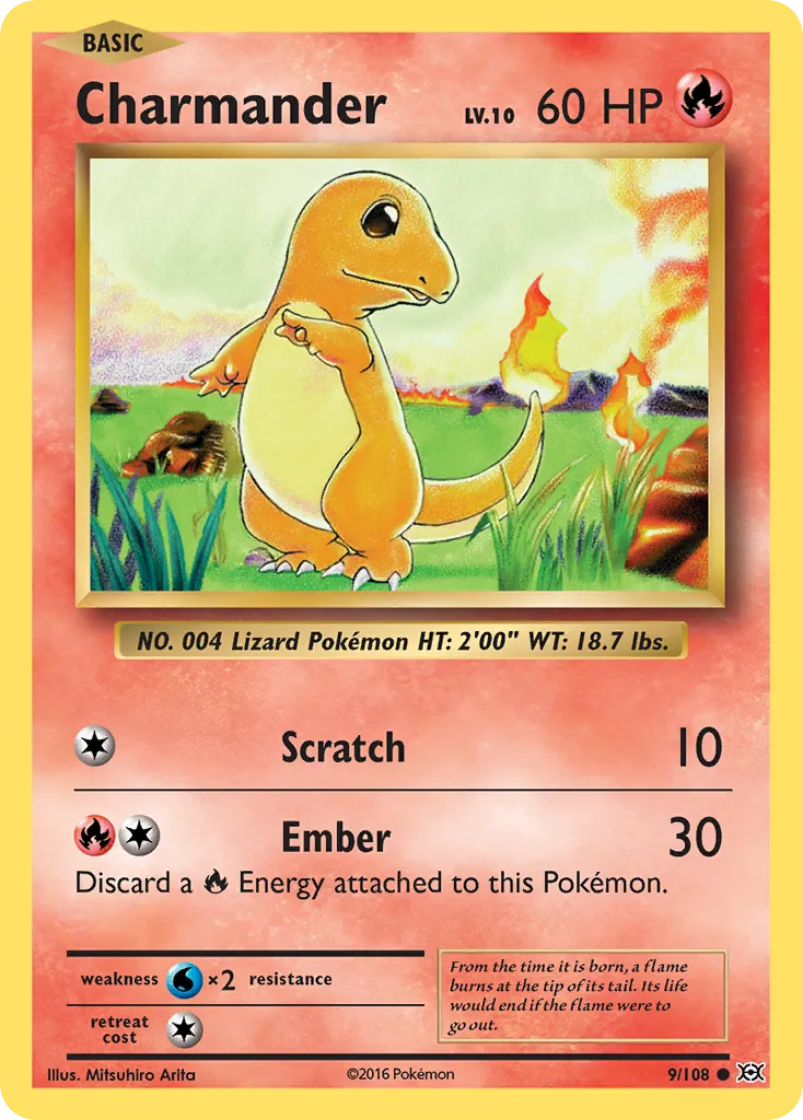 Salamèche — XY - Evolutions — Pokémon