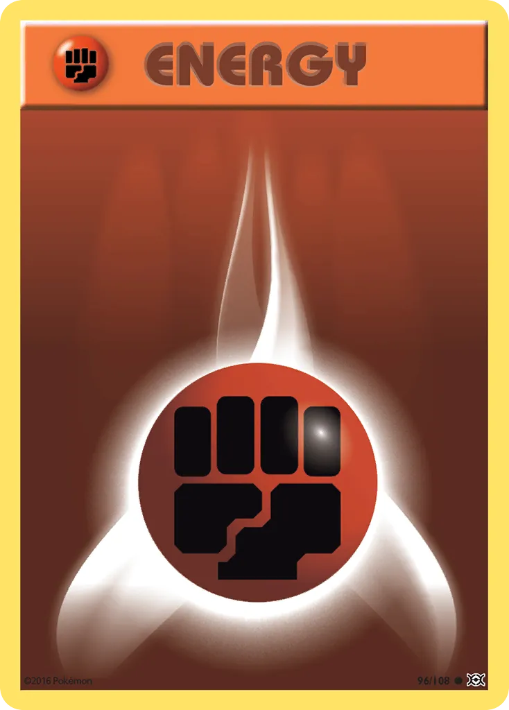 Fighting Energy — XY - Evolutions — Pokemon