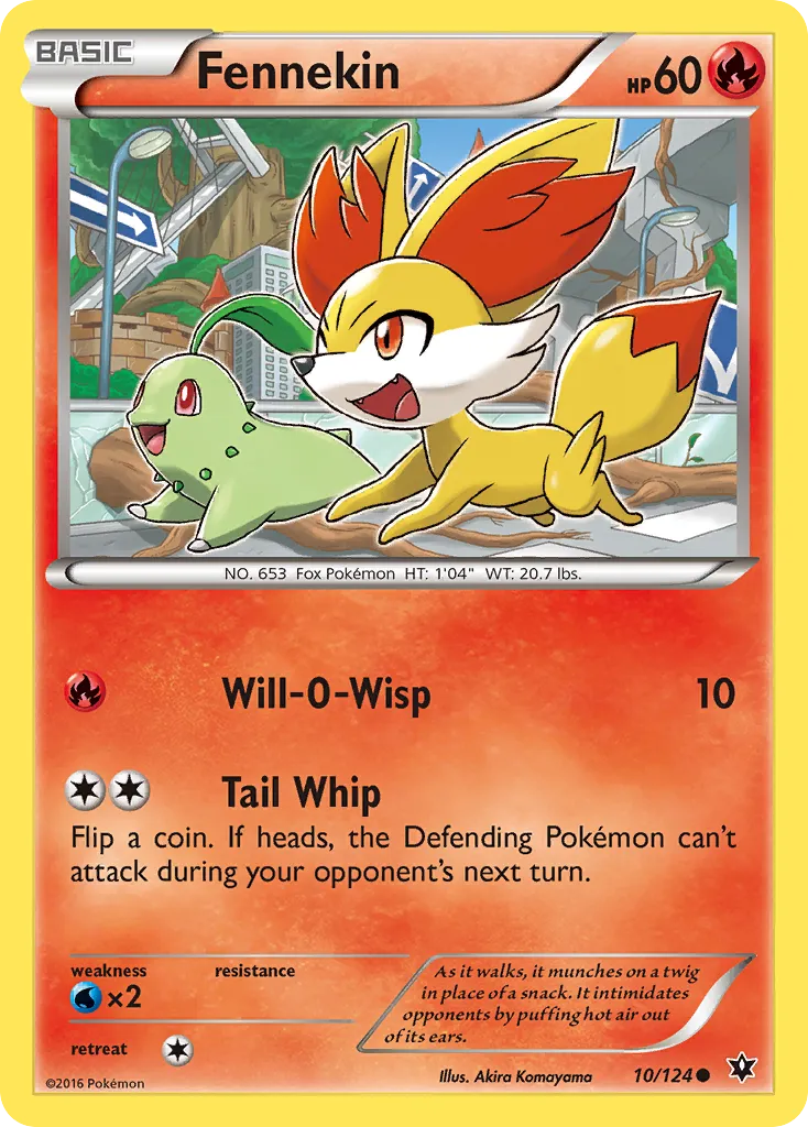 Fennekin — XY - Fates Collide — Pokémon