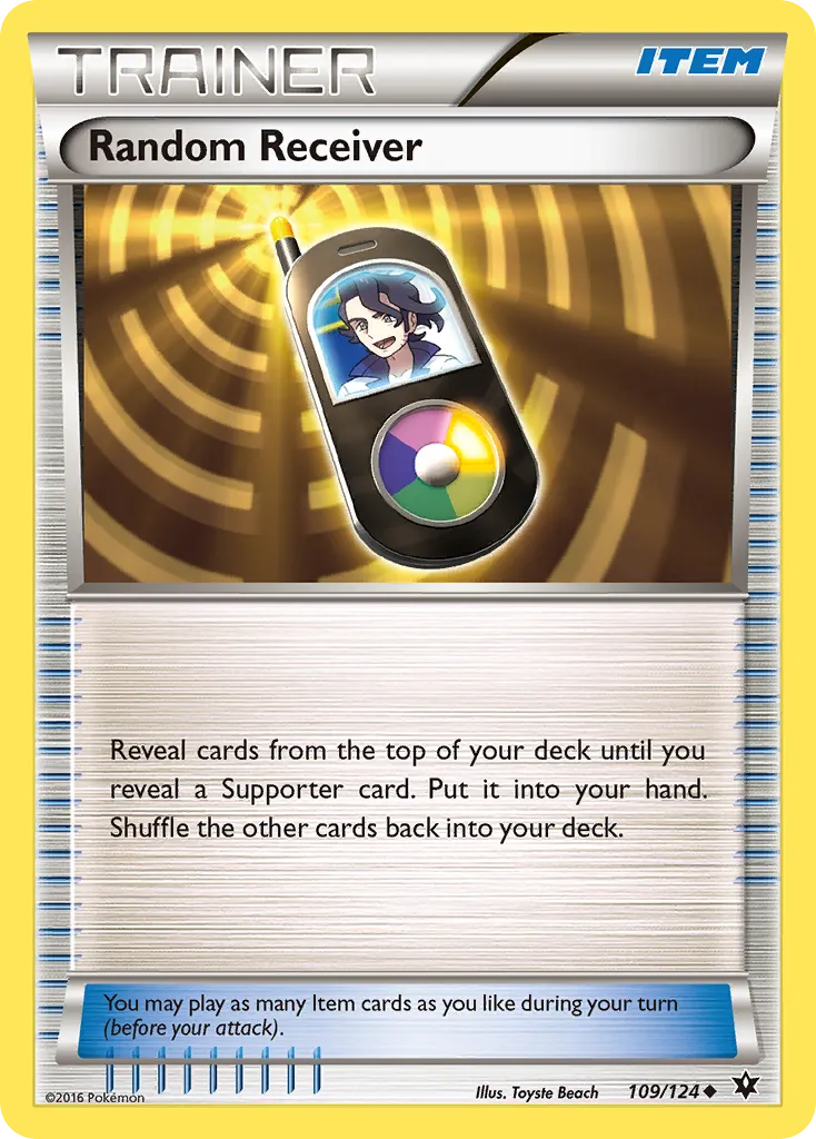 Récepteur Aléatoire — XY - Fates Collide — Pokémon