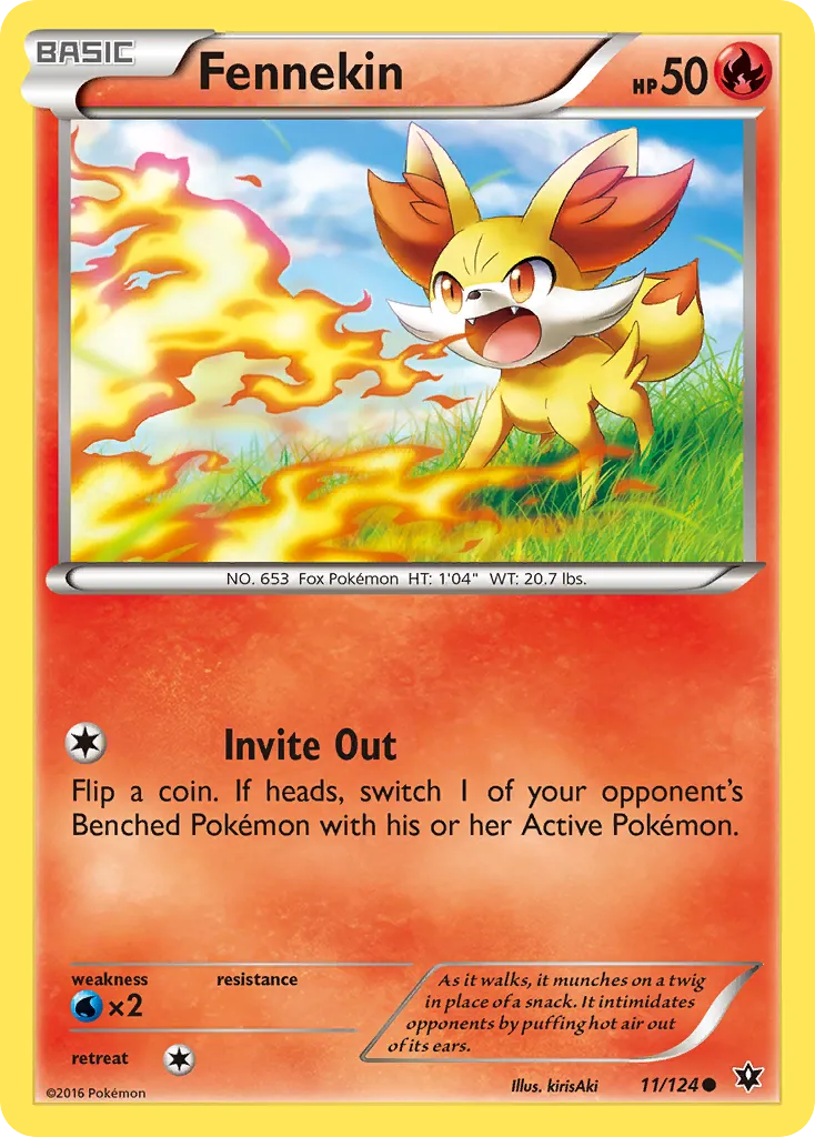 Fennekin — XY - Fates Collide — Pokémon
