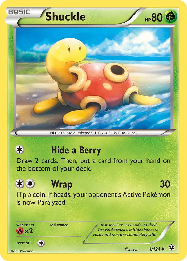 Shuckle — XY - Fates Collide — Pokémon
