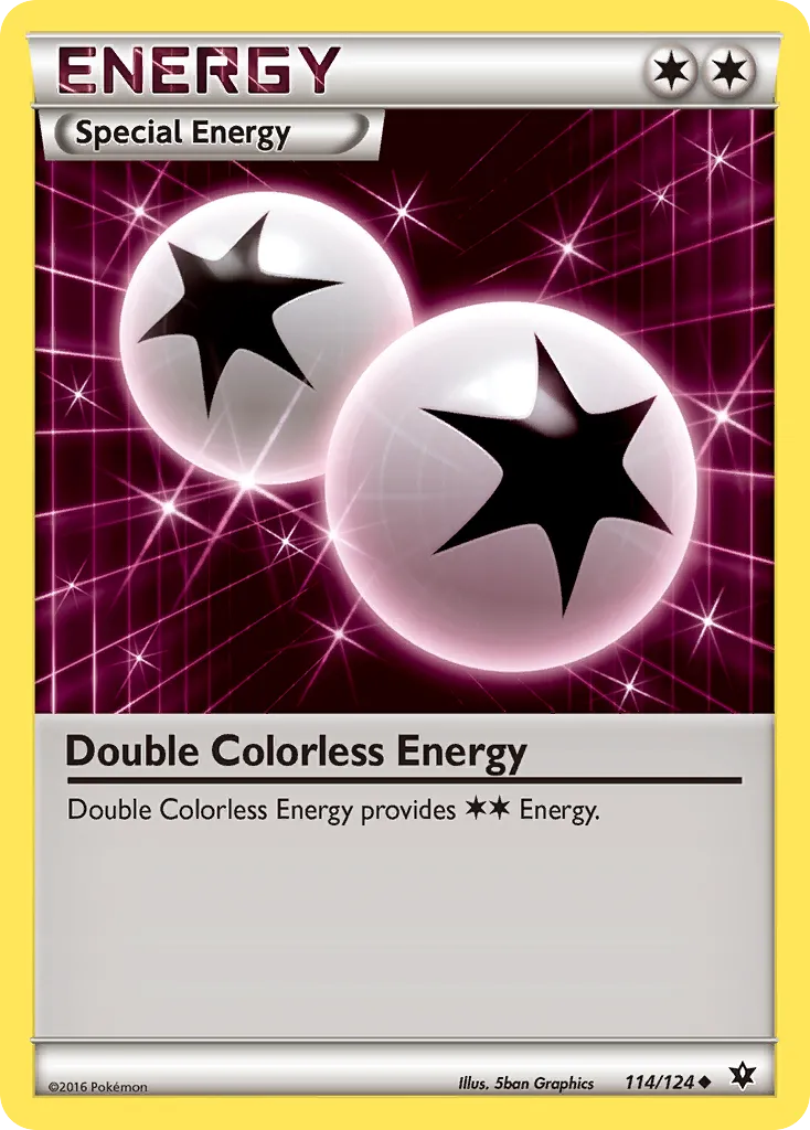 Double Colorless Energy — XY - Fates Collide — Pokémon