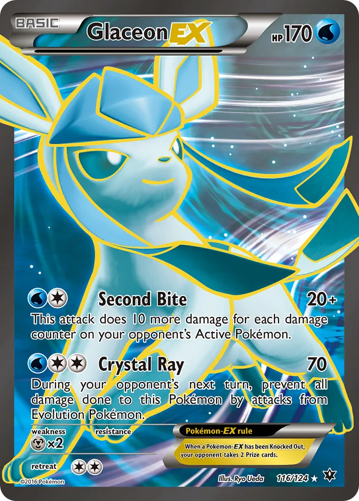 Glaceon EX — XY - Fates Collide — Pokemon