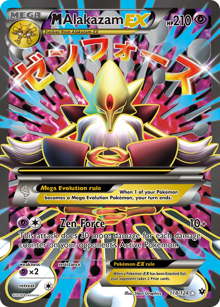 M Alakazam EX — XY - Fates Collide — Pokemon
