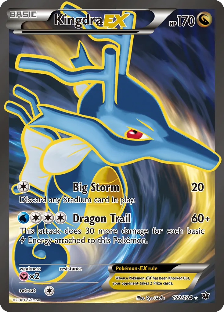 Kingdra EX — XY - Fates Collide — Pokémon