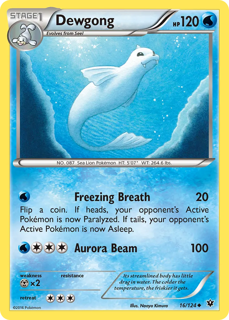 Dewgong — XY - Fates Collide — Pokémon