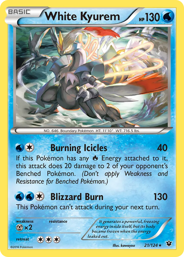 White Kyurem — XY - Fates Collide — Pokémon