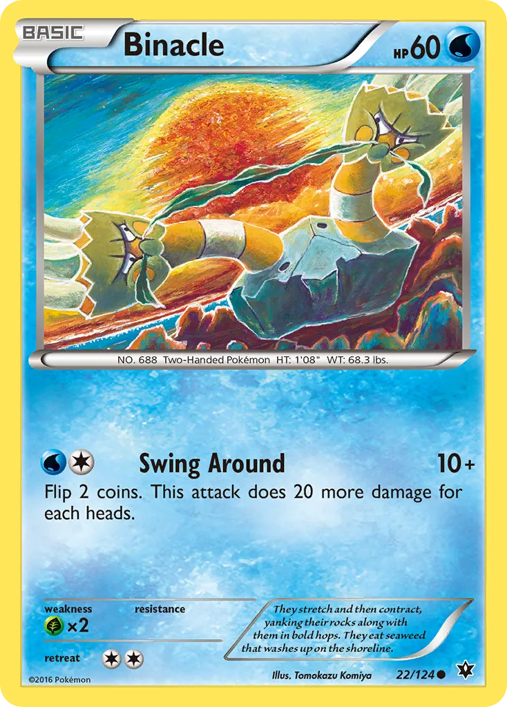 Binacle — XY - Fates Collide — Pokémon