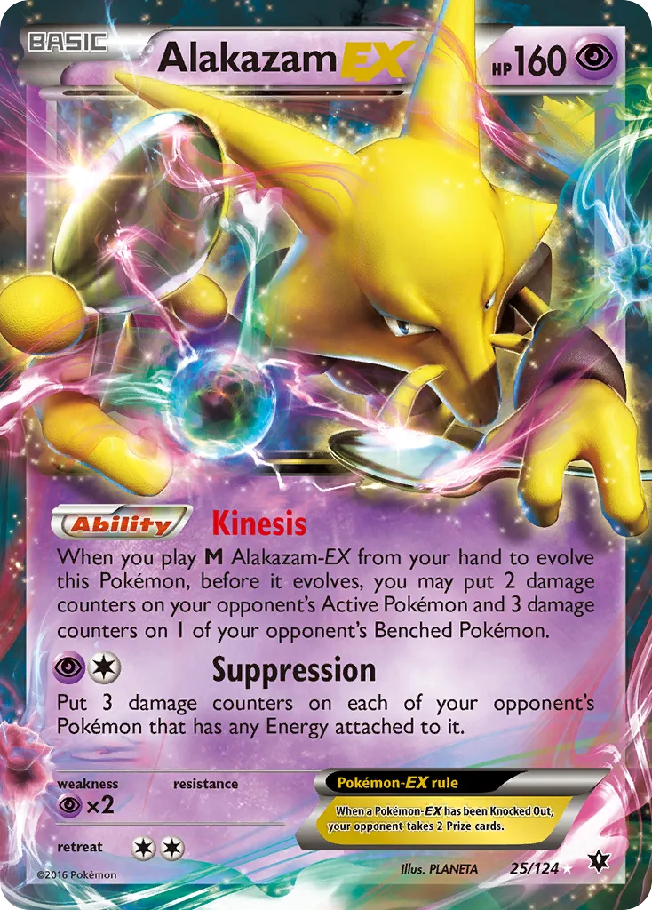 Alakazam EX — XY - Fates Collide — Pokémon