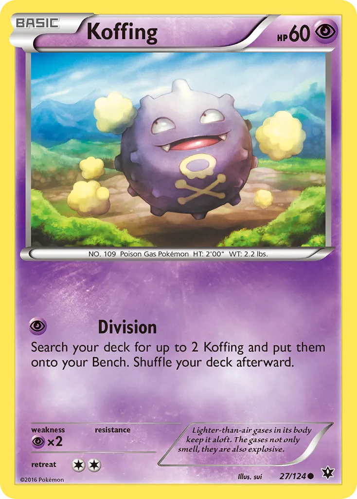 Koffing — XY - Fates Collide — Pokémon