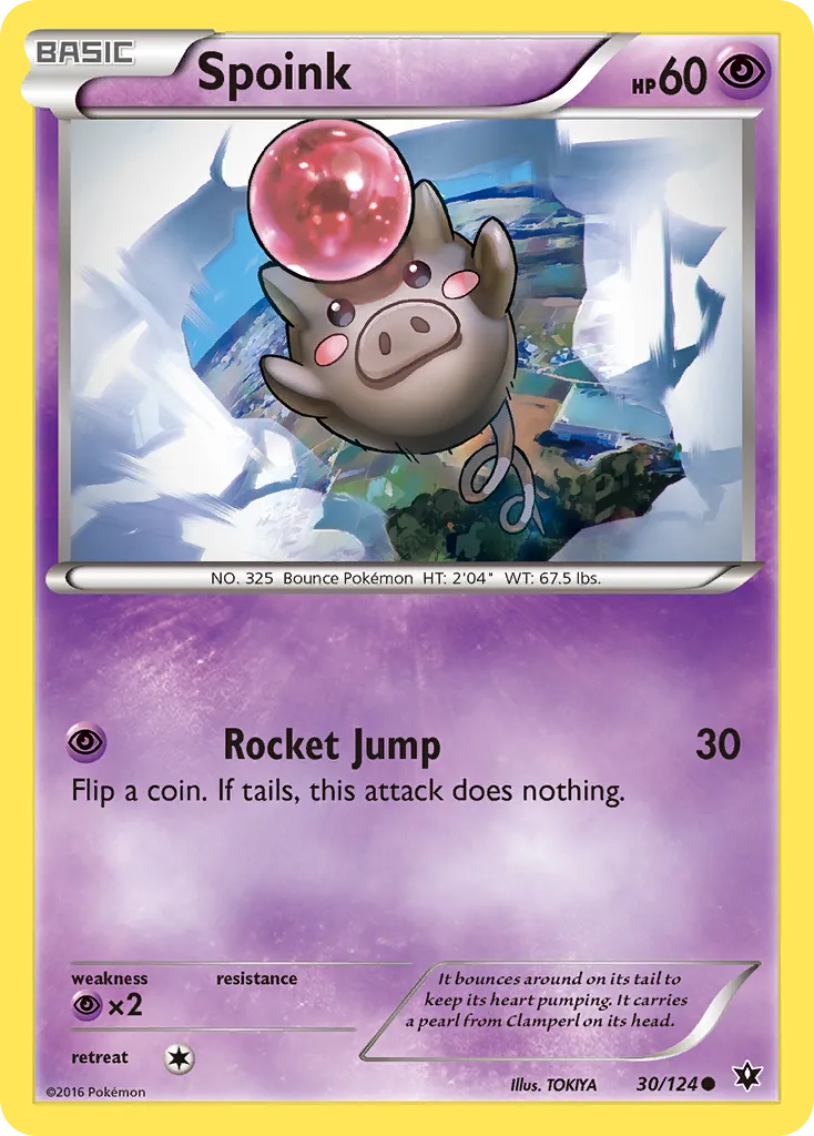 Spoink — XY - Fates Collide — Pokémon