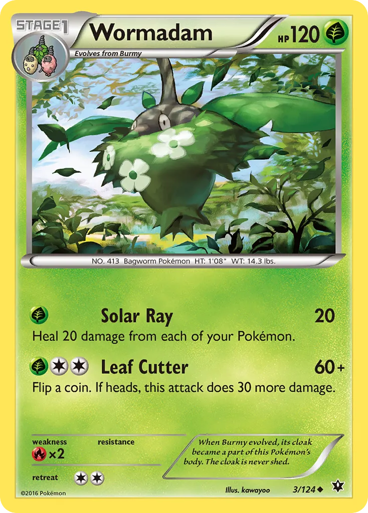 Wormadam — XY - Fates Collide — Pokémon