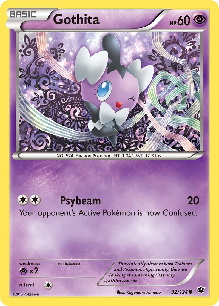 Gothita — XY - Fates Collide — Pokemon