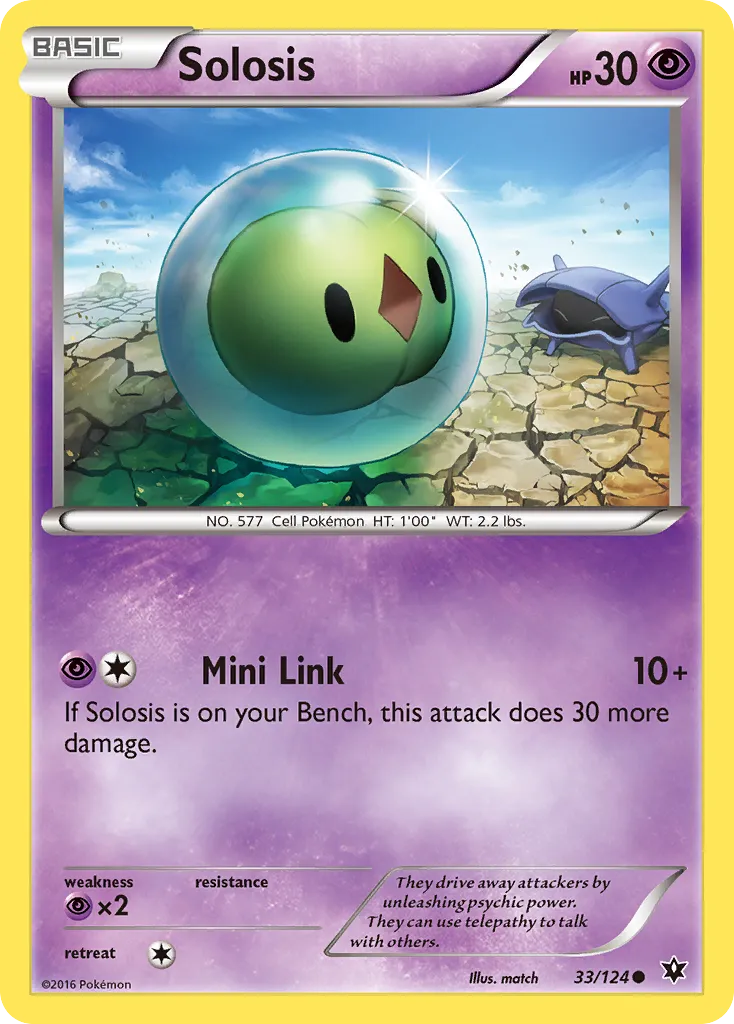 Solosis — XY - Fates Collide — Pokémon