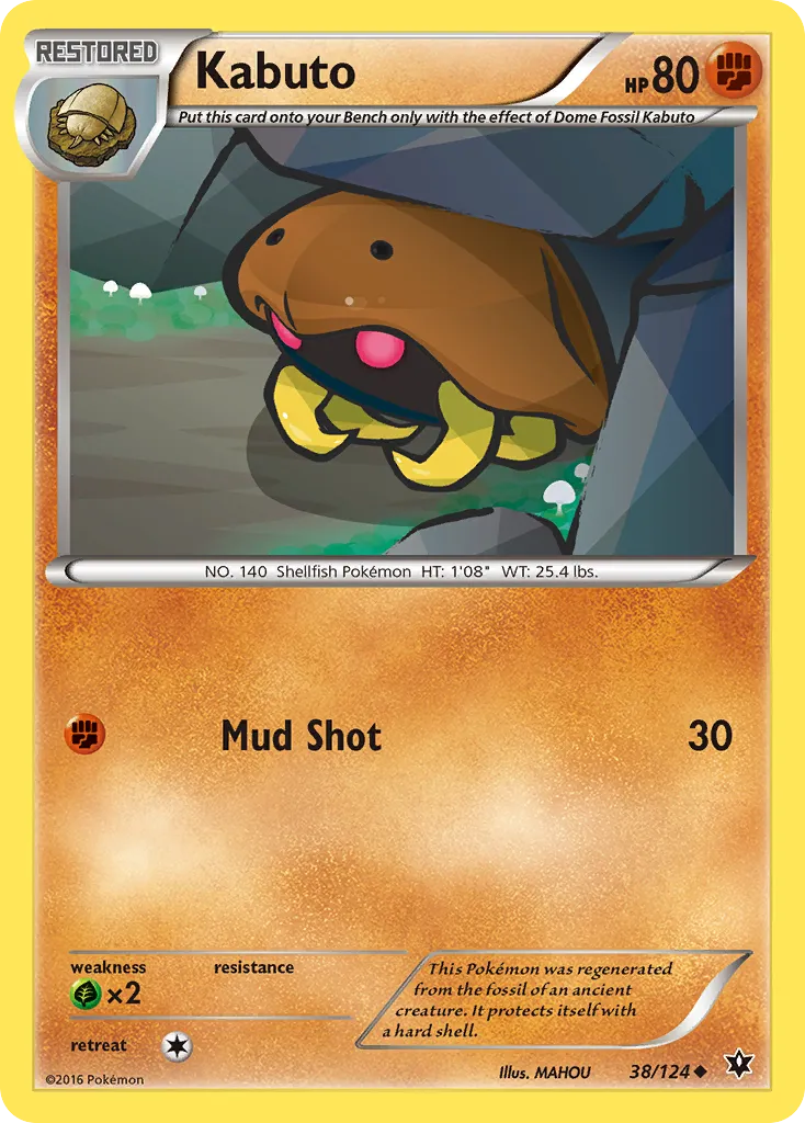 Kabuto — XY - Fates Collide — Pokemon
