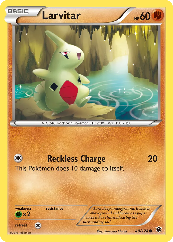 Larvitar — XY - Fates Collide — Pokémon