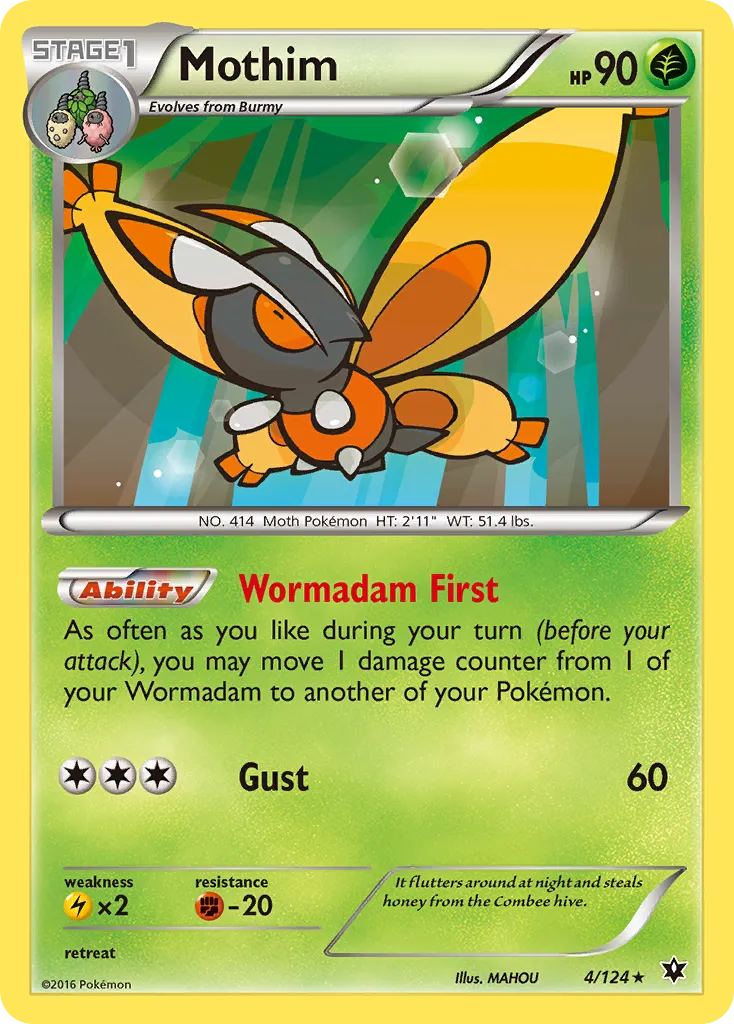 Mothim — XY - Fates Collide — Pokémon